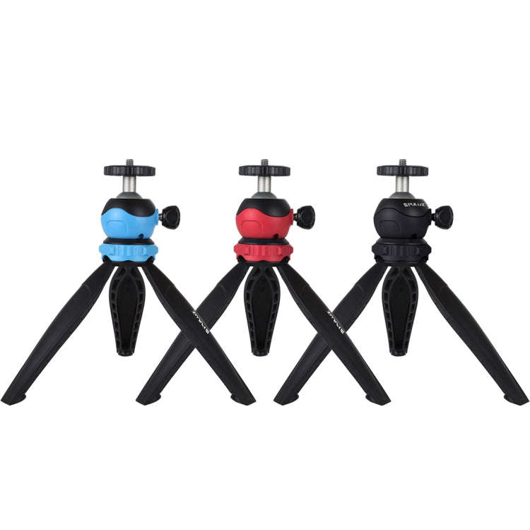 PULUZ 20cm Pocket Plastic Tripod Mount with 360 Degree Ball Head for Smartphones, GoPro, DSLR Cam...