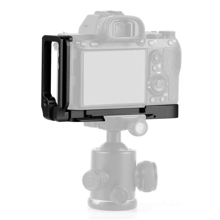 PULUZ 1/4 inch Vertical Shoot Quick Release L Plate Bracket Base Holder for Sony A9 (ILCE-9) / A7...
