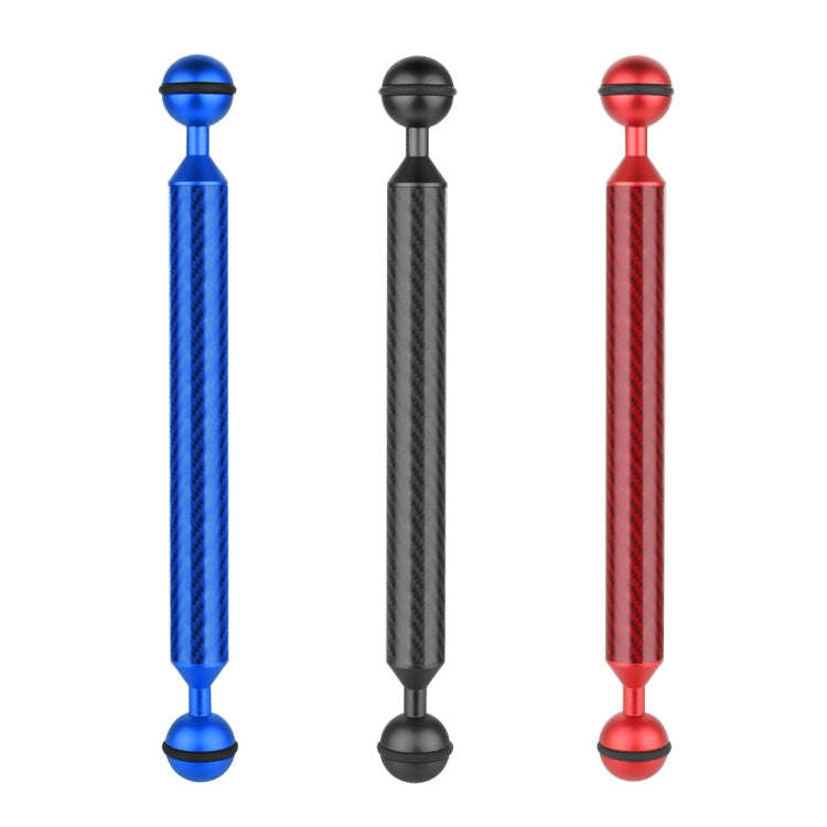 PULUZ  9 inch 23cm Length 20.8mm Diameter Dual Balls Carbon Fiber Floating Arm, Ball Diameter: 25...