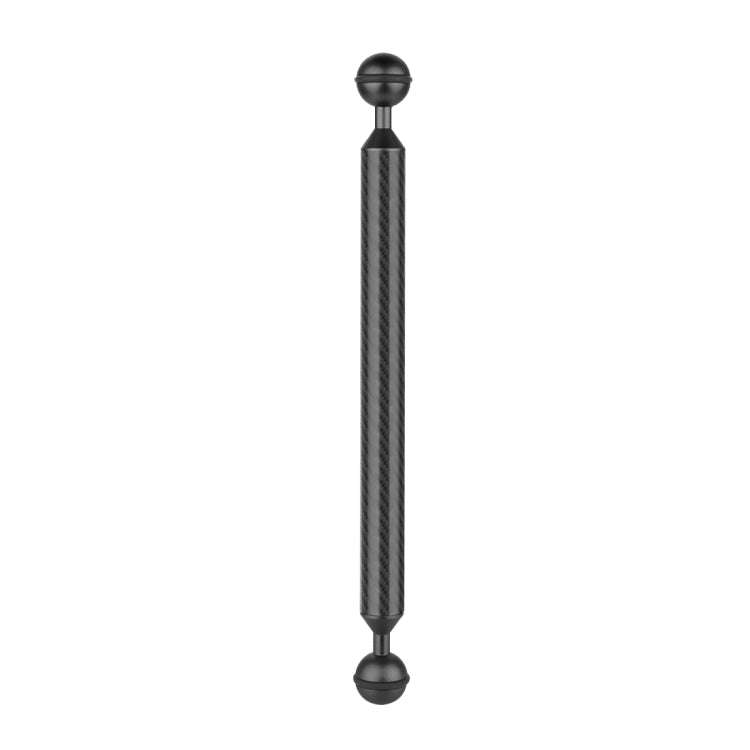 PULUZ 11 inch 28cm Length 20.8mm Diameter Dual Balls Carbon Fiber Floating Arm, Ball Diameter: 25...