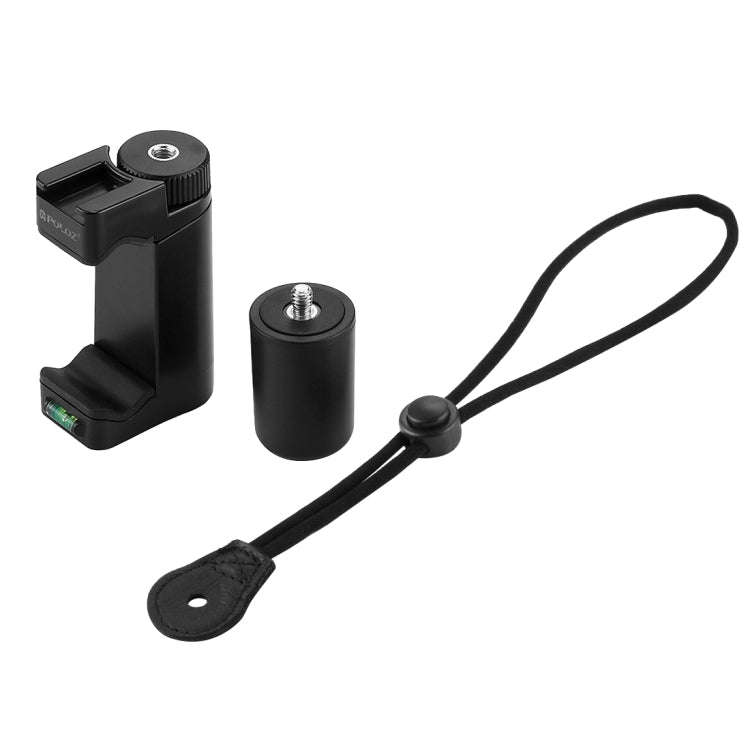 PULUZ Vlogging Live Broadcast Handheld Grip Selfie Rig Stabilizer ABS Tripod Adapter Mount with C...