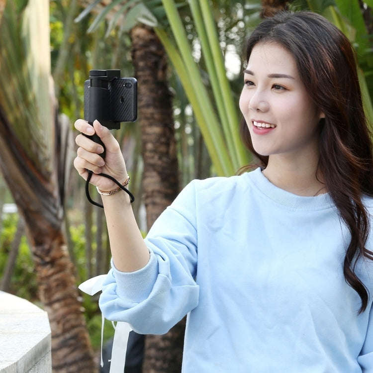 PULUZ Vlogging Live Broadcast Handheld Grip Selfie Rig Stabilizer ABS Tripod Adapter Mount with C...
