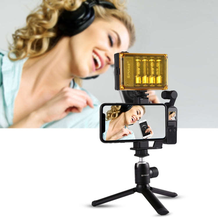 PULUZ Metal Phone Clamp Mount + Expansion Fixed Stand Bracket for DJI OSMO Pocket