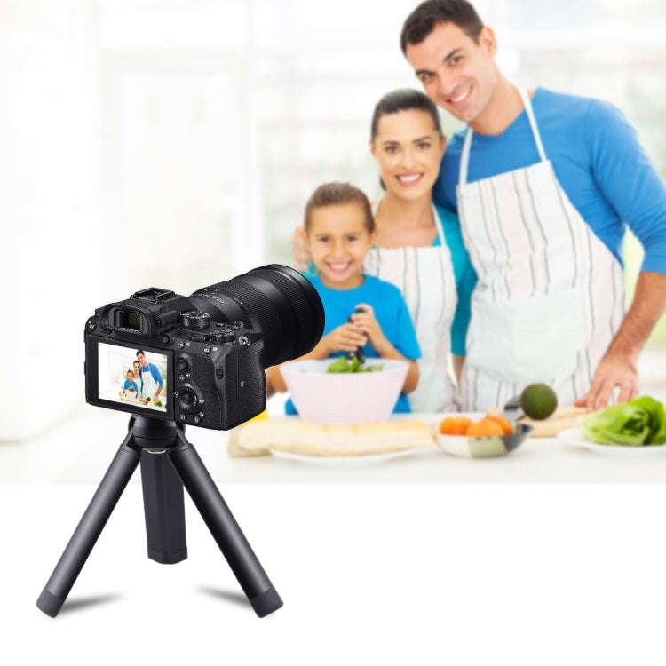 PULUZ Mini Pocket Metal Desktop Tripod Mount with 1/4 inch Screw for DSLR & Digital Cameras, Load...