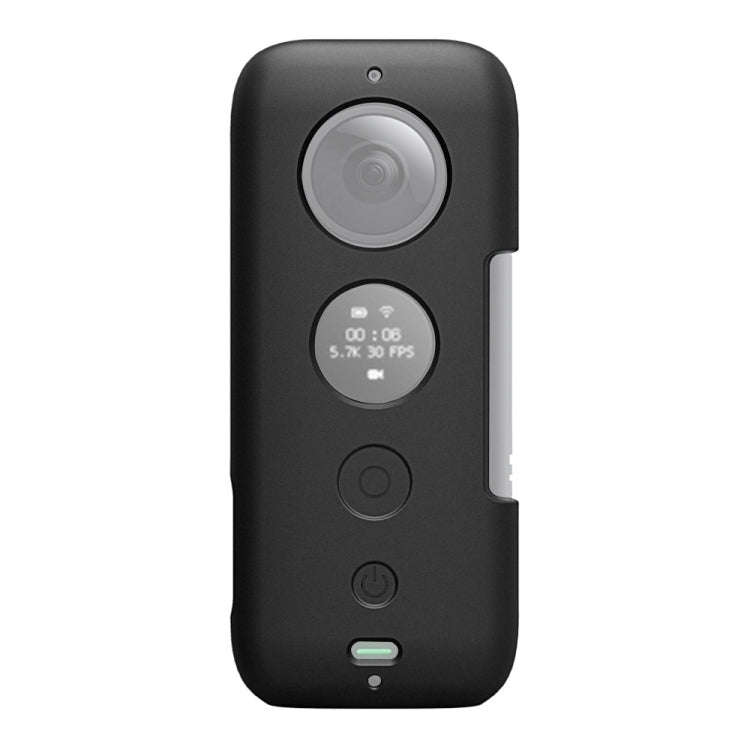 PULUZ Silicone Protective Case with Lens Cover for Insta360 ONE X(Black)