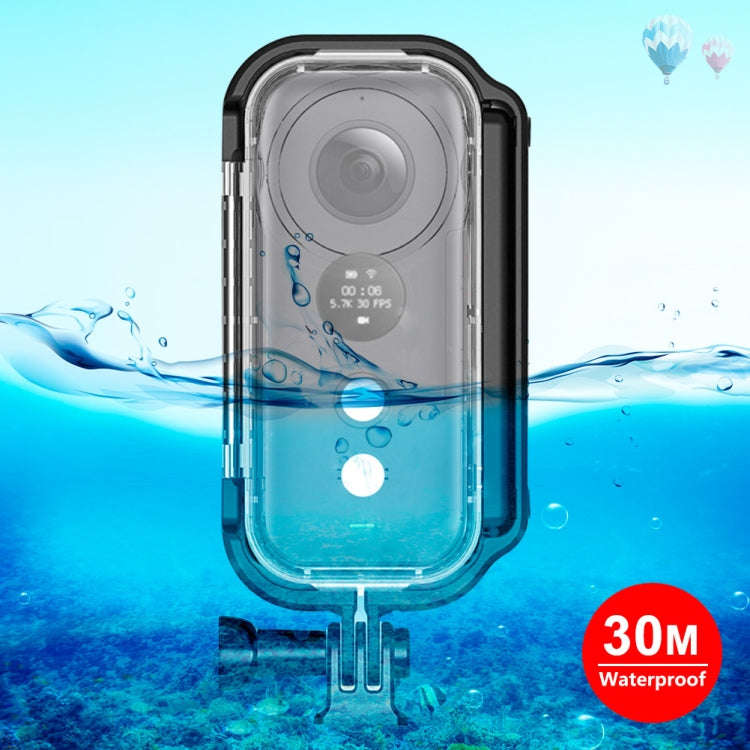PULUZ 30m Underwater Waterproof Housing Protective Case for Insta360 ONE X, with Buckle Basic Mou...