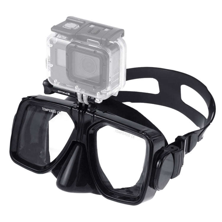 PULUZ Water Sports Diving Equipment Diving Mask Swimming Glasses for GoPro, Insta360, DJI and Oth...