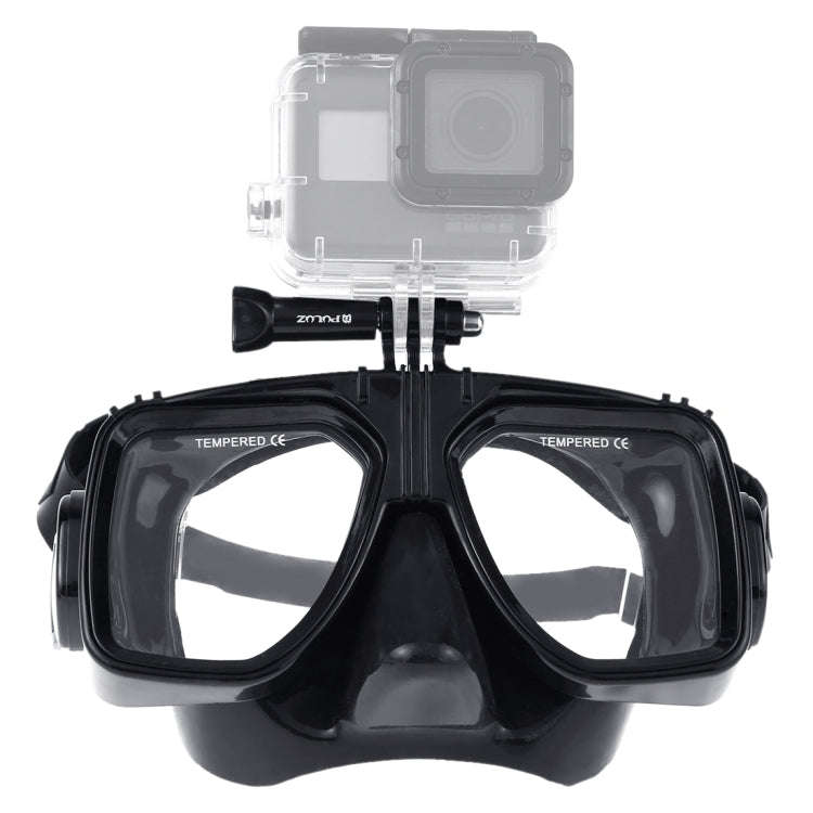 PULUZ Water Sports Diving Equipment Diving Mask Swimming Glasses for GoPro, Insta360, DJI and Oth...
