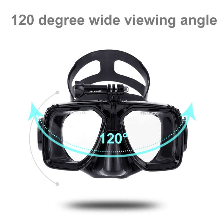 PULUZ Water Sports Diving Equipment Diving Mask Swimming Glasses for GoPro, Insta360, DJI and Oth...