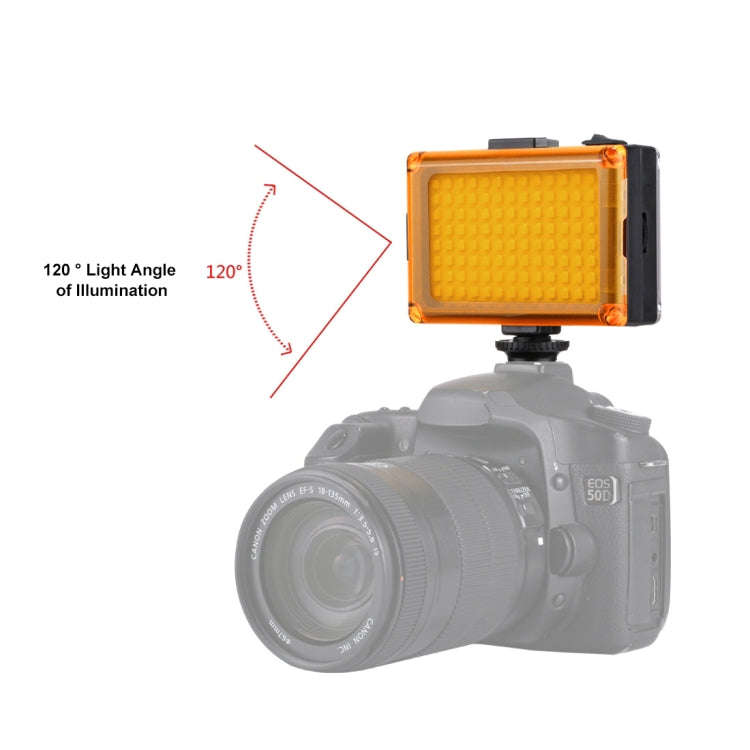 PULUZ Pocket 104 LED 1800LM Professional Vlogging Photography Video & Photo Studio Light with Whi...