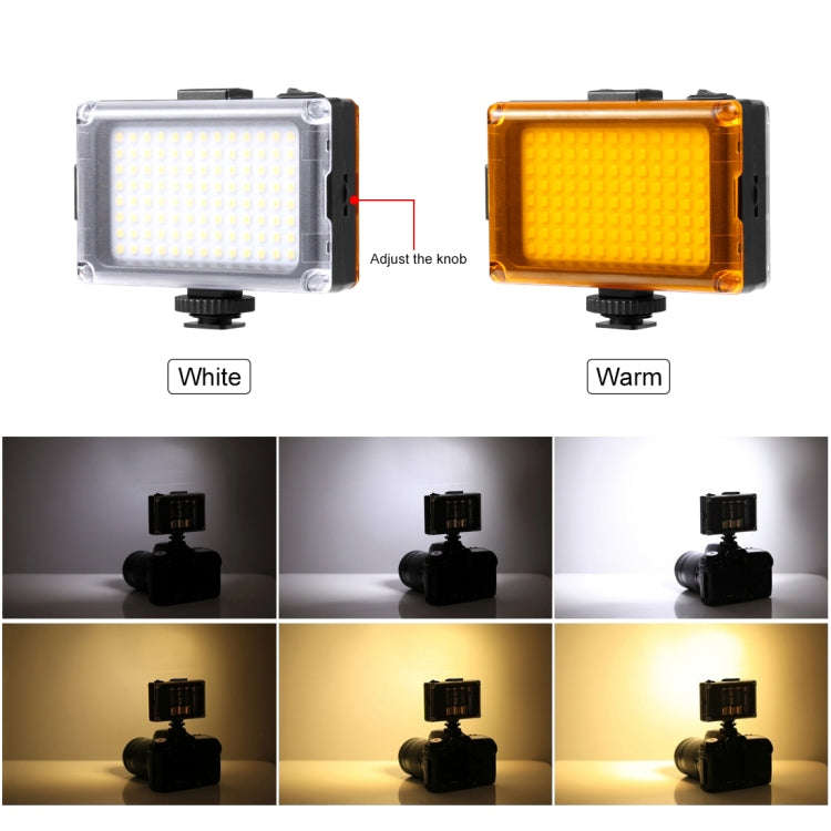 PULUZ Pocket 104 LED 1800LM Professional Vlogging Photography Video & Photo Studio Light with Whi...