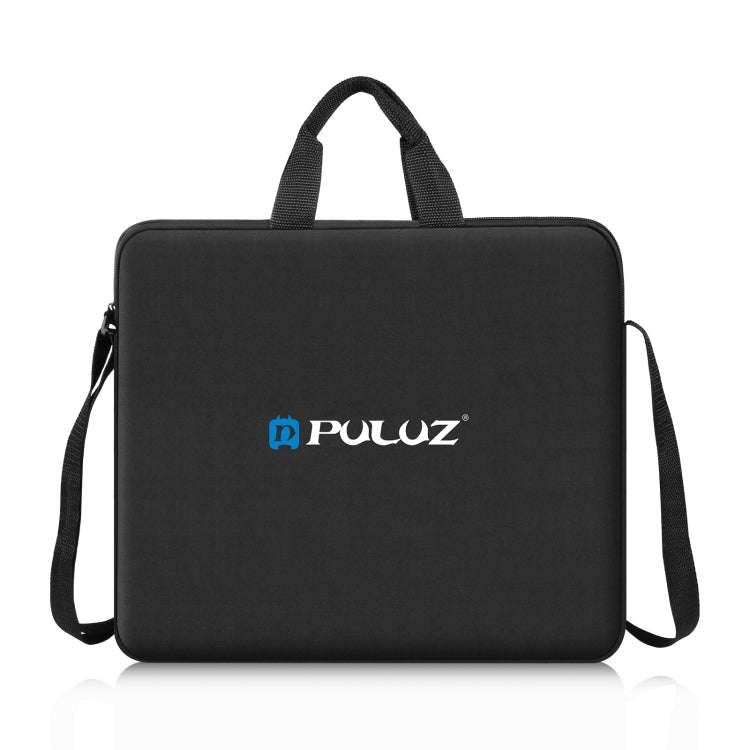 PULUZ 12 inch Ring LED Lights Portable Zipper Storage Bag Shoulder Handbags, Size: 38cm x 33cm x ...