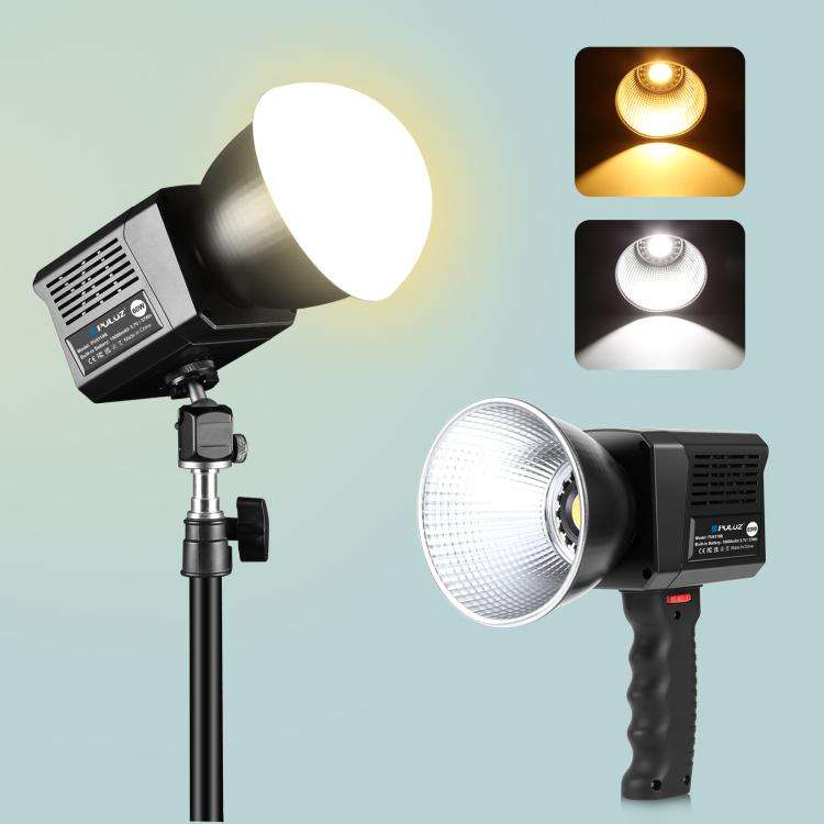 PULUZ 60W Studio Video Light 2500K-6500K Dual Color Temperature Professional Photography Fill Lig...