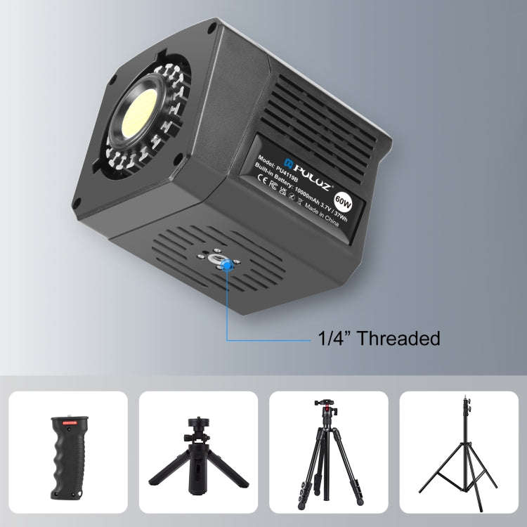 PULUZ 60W Studio Video Light 2500K-6500K Dual Color Temperature Professional Photography Fill Lig...
