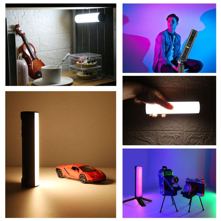 PULUZ 17cm Photo Handheld Full Color RGB Stick Light Magnetic LED Fill Light