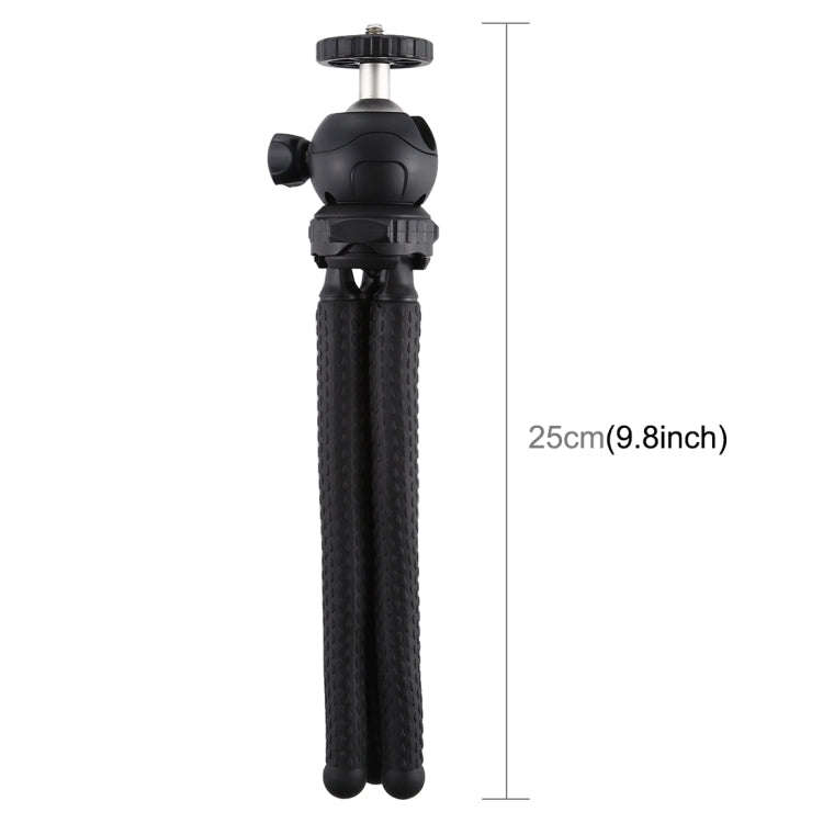 PULUZ Mini Octopus Flexible Tripod Holder with Ball Head for SLR Cameras, GoPro, Cellphone, Size:...