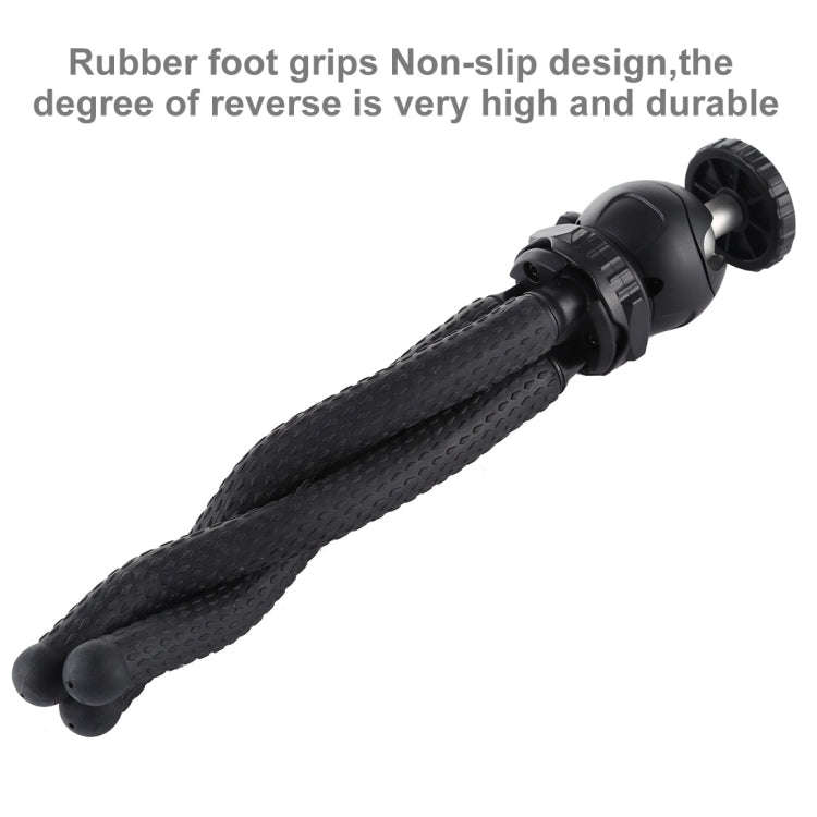 PULUZ Mini Octopus Flexible Tripod Holder with Ball Head for SLR Cameras, GoPro, Cellphone, Size:...