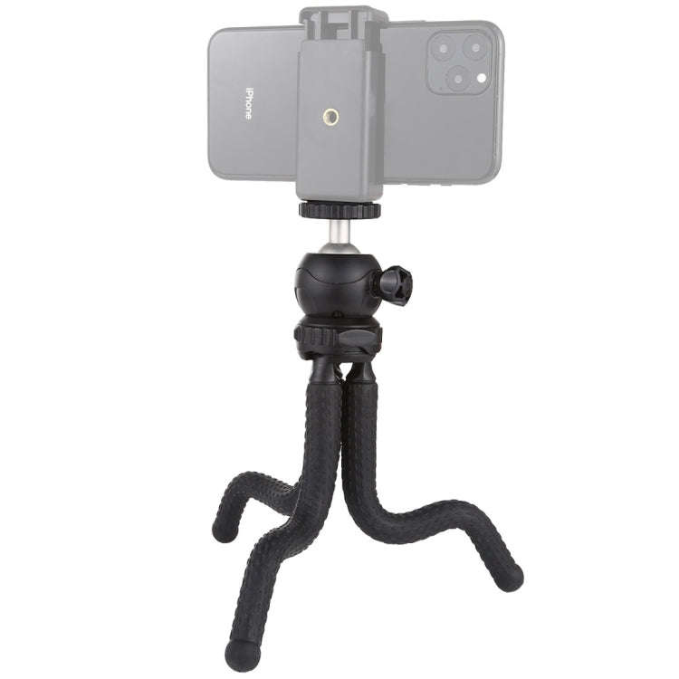 PULUZ Mini Octopus Flexible Tripod Holder with Ball Head for SLR Cameras, GoPro, Cellphone, Size:...
