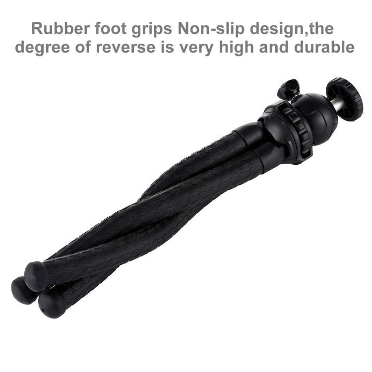 PULUZ Mini Octopus Flexible Tripod Holder with Ball Head for SLR Cameras, GoPro, Cellphone, Size:...