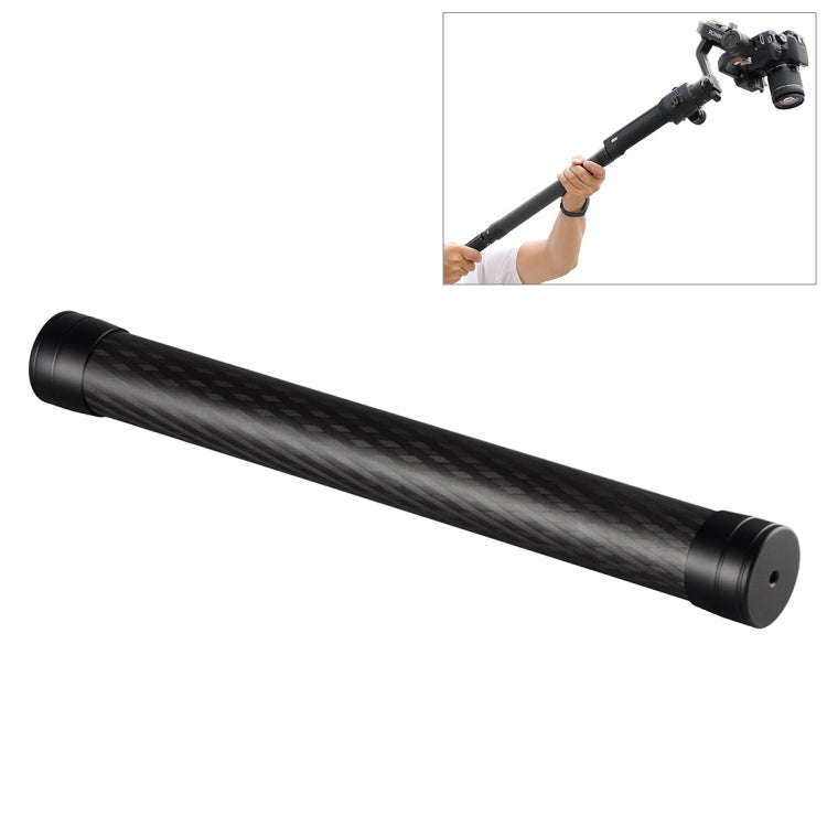 PULUZ Carbon Fiber Extension Monopod Pole Rod Extendable Stick for DJI / MOZA / Feiyu V2 / Zhiyun...