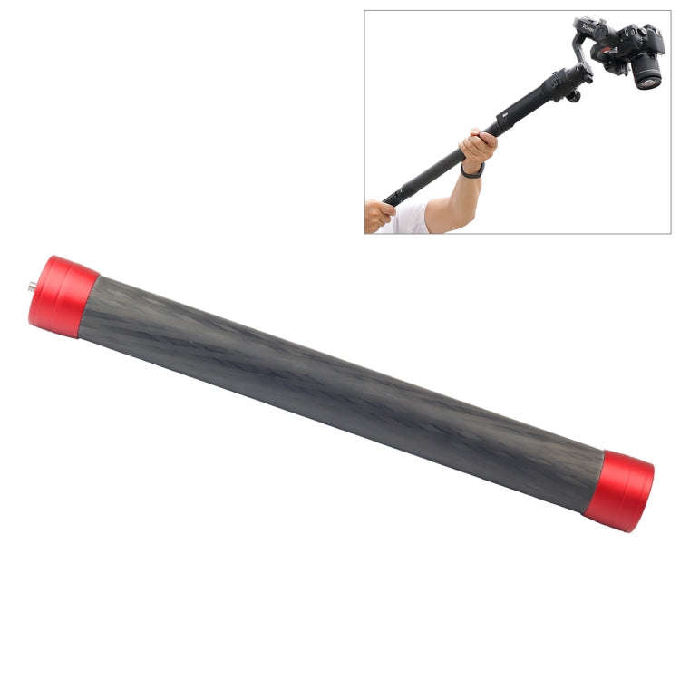 PULUZ Carbon Fiber Extension Monopod Pole Rod Extendable Stick for DJI / MOZA / Feiyu V2 / Zhiyun...