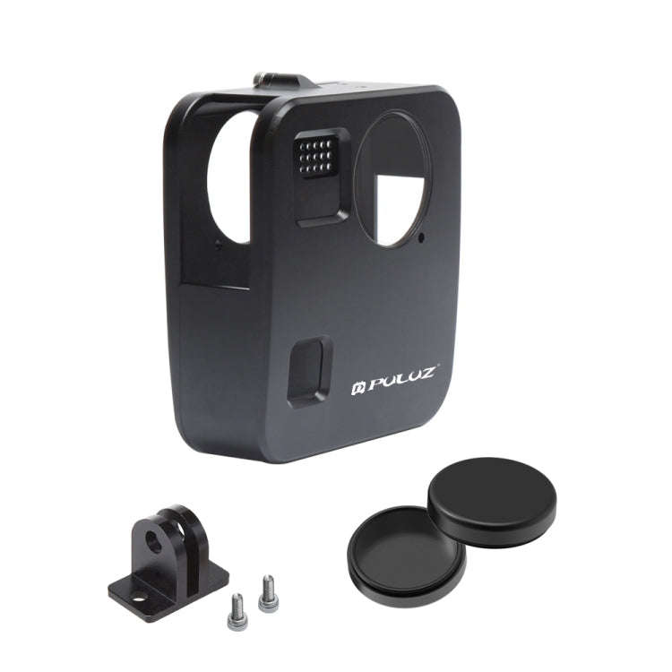PULUZ for GoPro Fusion Housing Shell CNC Aluminum Alloy Protective Cage with Basic Mount & Lens C...