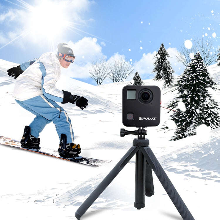 PULUZ for GoPro Fusion Housing Shell CNC Aluminum Alloy Protective Cage with Basic Mount & Lens C...