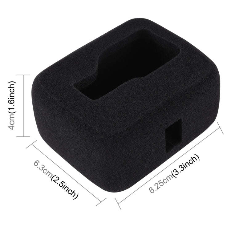 PULUZ for GoPro HERO8 Black Foam Windshield Housing Case(Black)