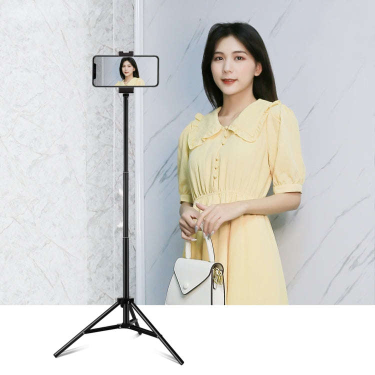 PULUZ 1.65m Height Tripod Mount Holder for Vlogging Video Light  Live Broadcast Kits(Black)