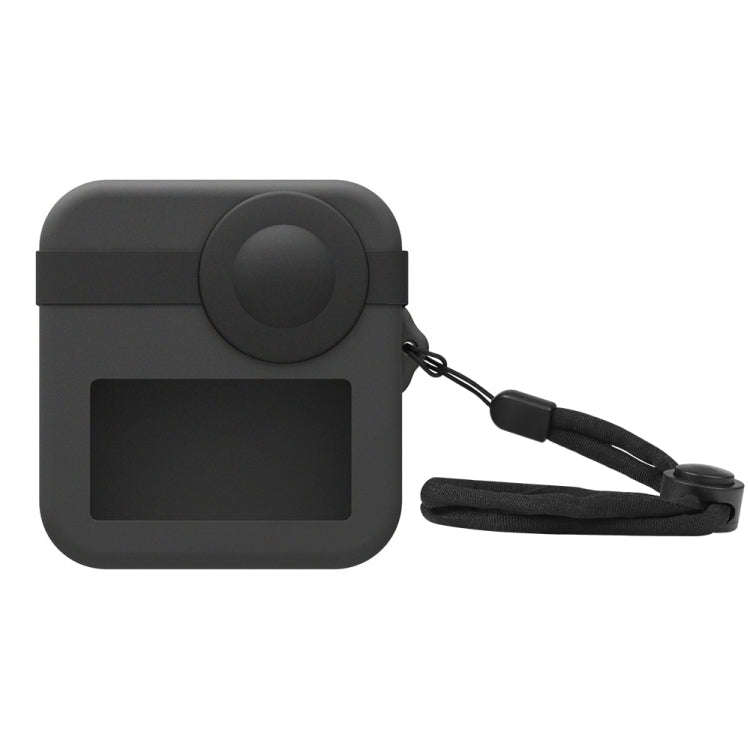 PULUZ for GoPro Max Dual Lens Caps Case + Body Silicone Protective Case(Black)