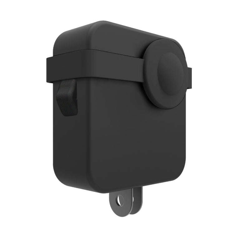PULUZ for GoPro Max Dual Lens Caps Case + Body Silicone Protective Case(Black)