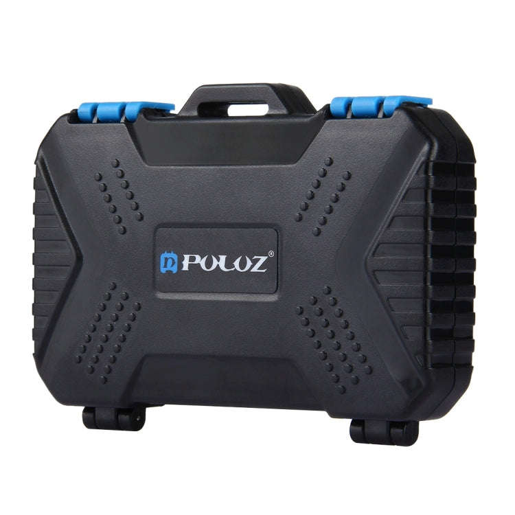 PULUZ 27 in 1 Memory Card Case for 4CF + 8SD + 9TF + 1Card PIN + 1Standard SIM + 2Micro-SIM + 2Na...