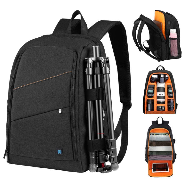PULUZ Outdoor Portable Waterproof Scratch-proof Dual Shoulders Backpack Handheld PTZ Stabilizer C...