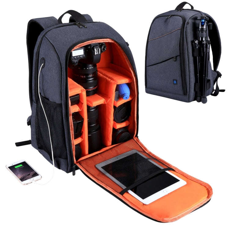 [US Warehouse] PULUZ Outdoor Portable Waterproof Scratch-proof Dual Shoulders Backpack Handheld P...