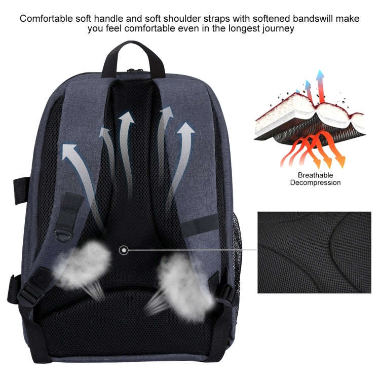 [US Warehouse] PULUZ Outdoor Portable Waterproof Scratch-proof Dual Shoulders Backpack Handheld P...