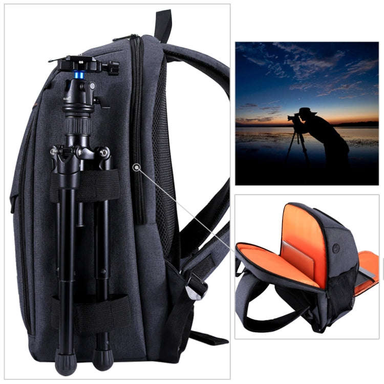 [US Warehouse] PULUZ Outdoor Portable Waterproof Scratch-proof Dual Shoulders Backpack Handheld P...