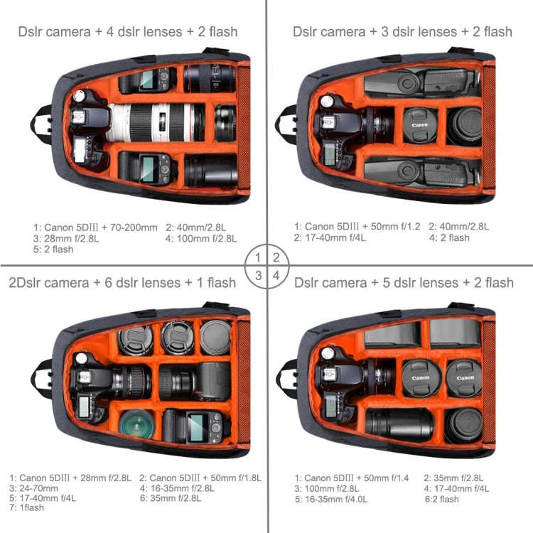 [US Warehouse] PULUZ Outdoor Portable Waterproof Scratch-proof Dual Shoulders Backpack Handheld P...