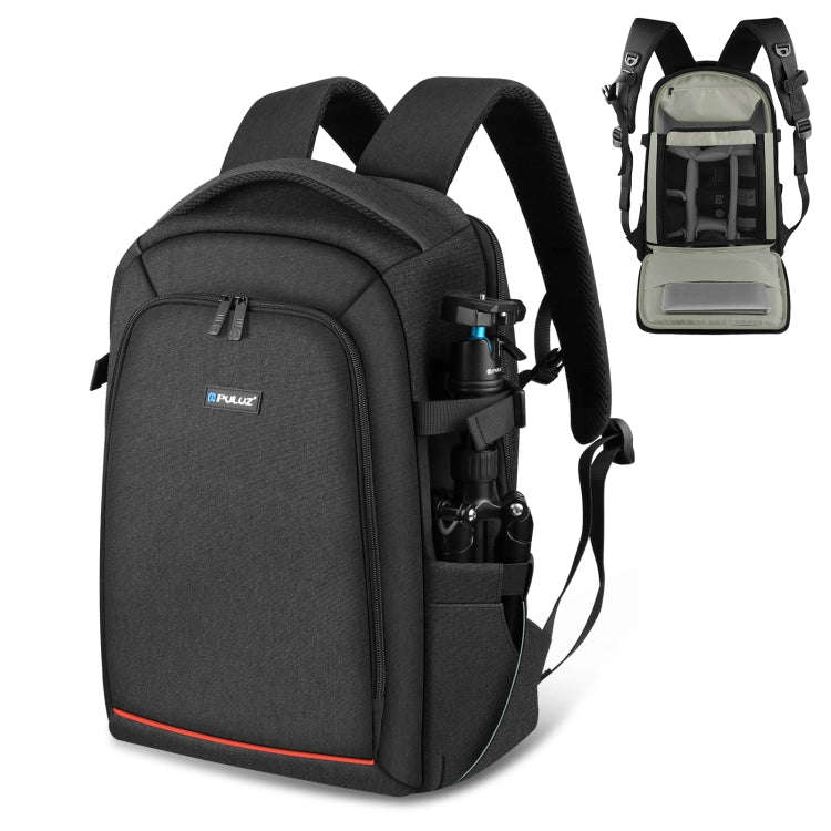 PULUZ Outdoor Portable Waterproof Scratch-proof Dual Shoulders Backpack Handheld PTZ Stabilizer C...