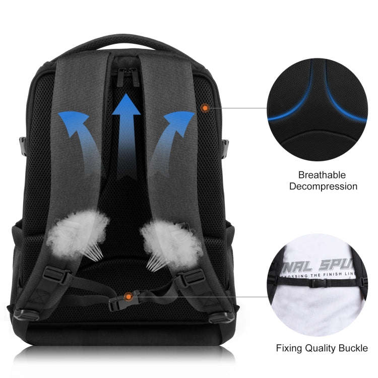 PULUZ Outdoor Portable Waterproof Scratch-proof Dual Shoulders Backpack Handheld PTZ Stabilizer C...
