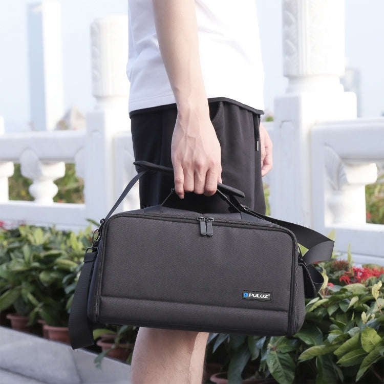 PULUZ Portable Camera Crossbody Shoulder Bag Digital Storage Lens Bag (Black)