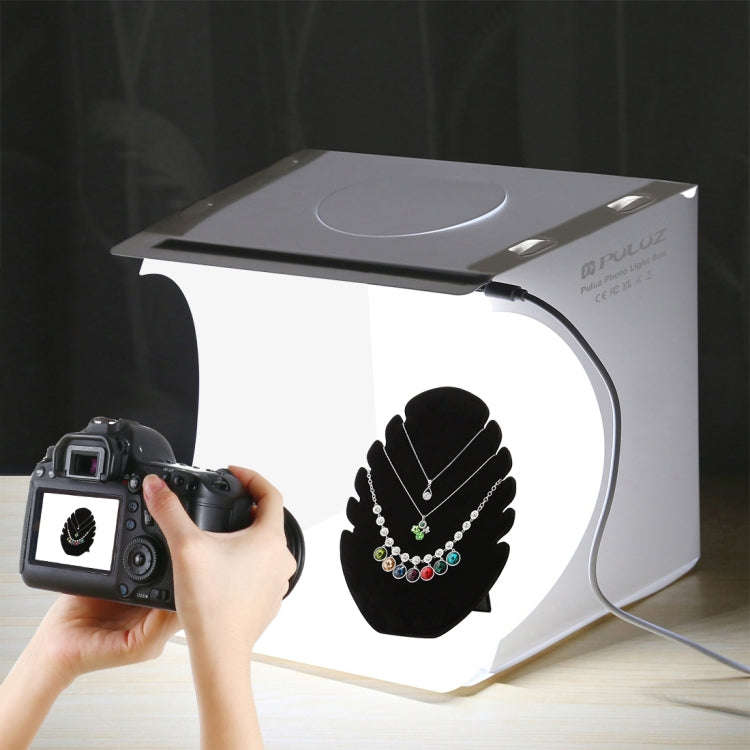 PULUZ 20cm Folding Portable 550LM Light Photo Lighting Studio Shooting Tent Box Kit with 6 Colors...