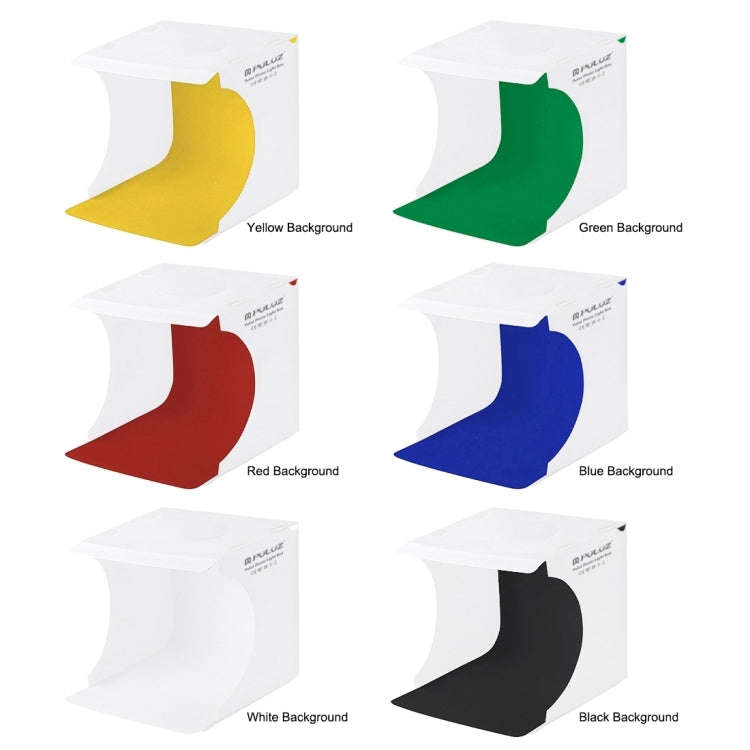 PULUZ 20cm Folding Portable 550LM Light Photo Lighting Studio Shooting Tent Box Kit with 6 Colors...