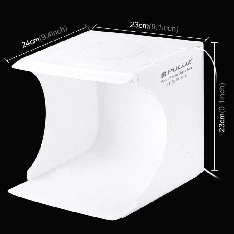 PULUZ 20cm Include 2 LED Panels Folding Portable 1100LM Light Photo Lighting Studio Shooting Tent...
