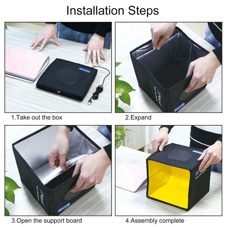 [US Warehouse] PULUZ 25cm Folding Portable High 97 CRI Ring Light Photo Lighting Studio Shooting ...