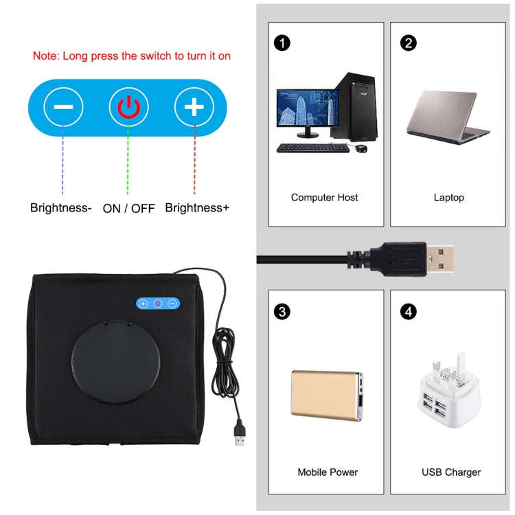[US Warehouse] PULUZ 25cm Folding Portable High 97 CRI Ring Light Photo Lighting Studio Shooting ...