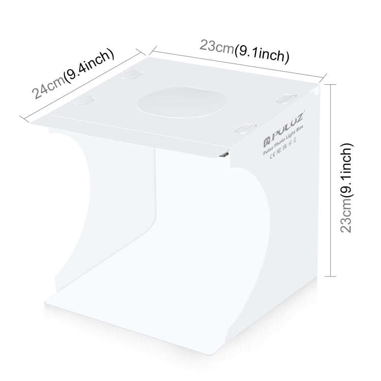 PULUZ 20cm Folding Portable 550LM Light Photo Lighting Studio Shooting Tent Box Kit with 2 Colors...