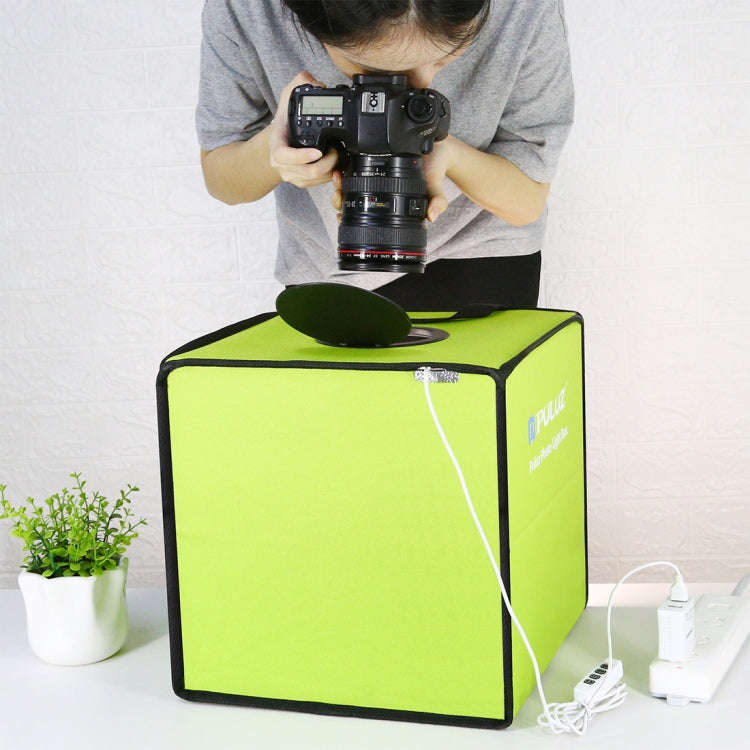 PULUZ 30cm Folding  High 97 CRI Ring Light Photo Lighting Studio Shooting Tent Box Kit with 6 Col...