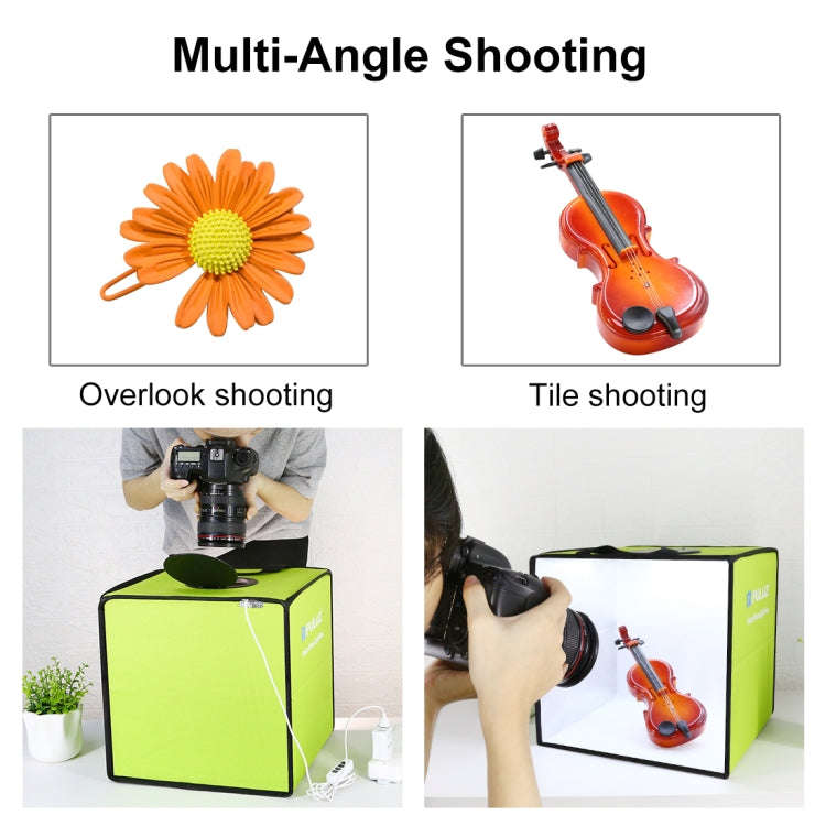 PULUZ 30cm Folding  High 97 CRI Ring Light Photo Lighting Studio Shooting Tent Box Kit with 6 Col...