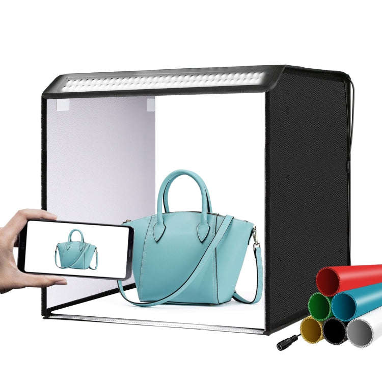 PULUZ 40cm Folding Portable 24W 5500K White Light Dimmable Photo Lighting Studio Shooting Tent Bo...