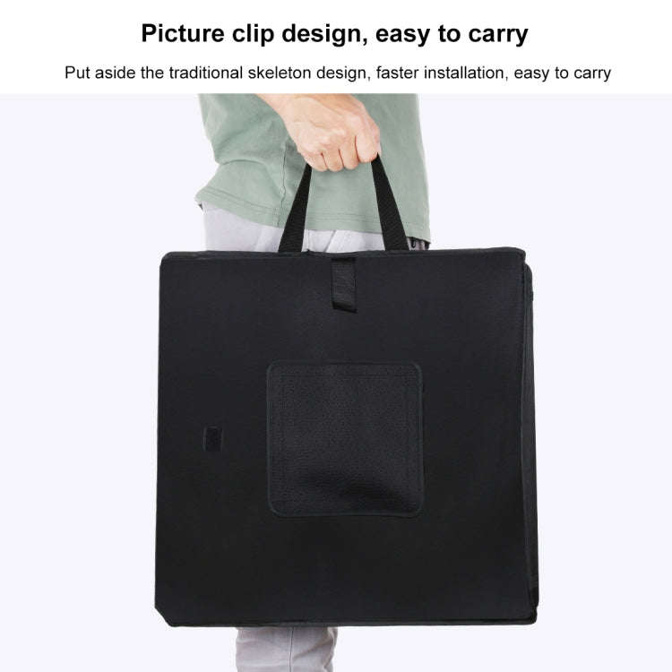 PULUZ 40cm Folding Portable 24W 5500K White Light Dimmable Photo Lighting Studio Shooting Tent Bo...